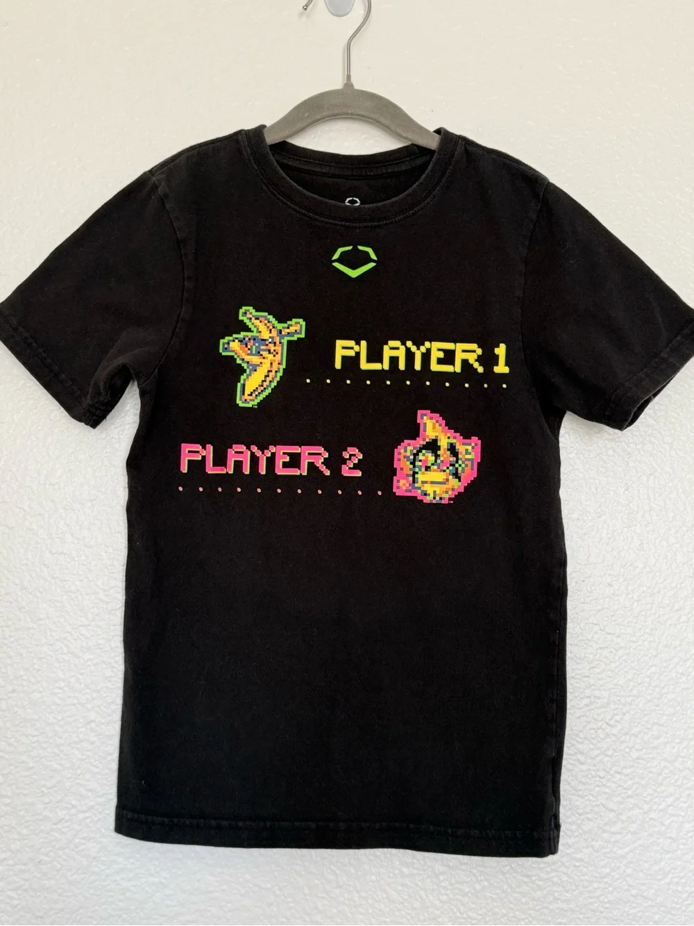 Kids' Savannah Bananas Graphic Tee - Neon Pixel Game Print